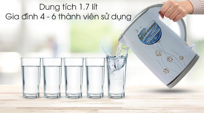 Bình siêu tốc Midea MK-17D 1.5 lít