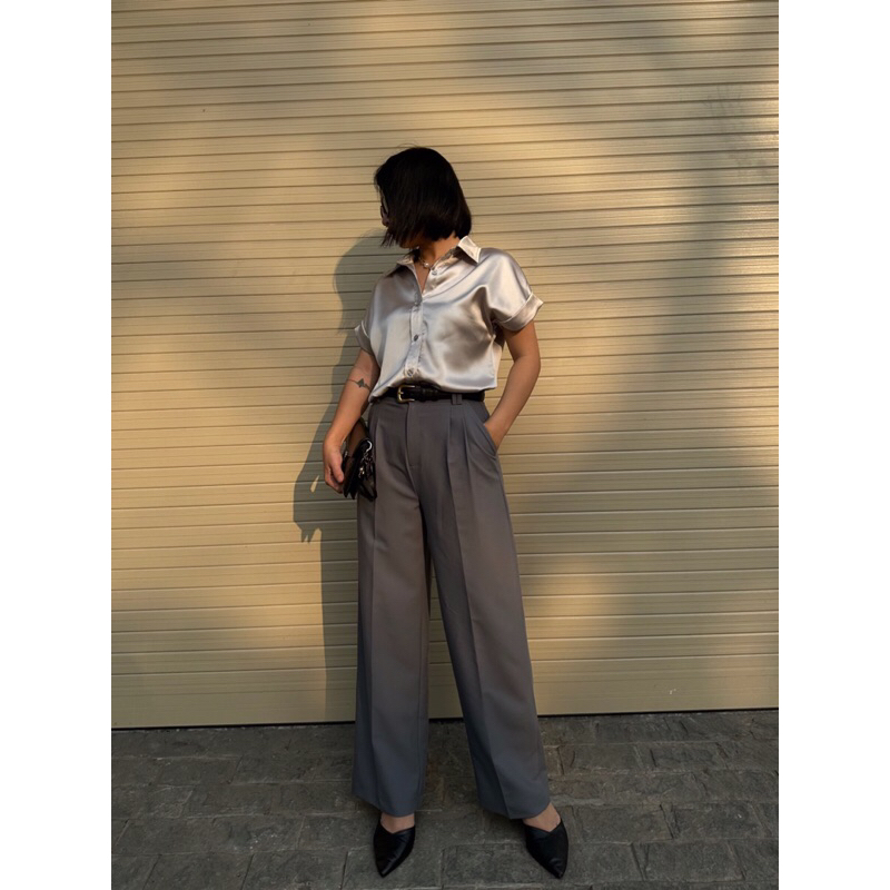 Áo sơmi lụa cánh dơi SATHY cao cấp ( Celay shirt)