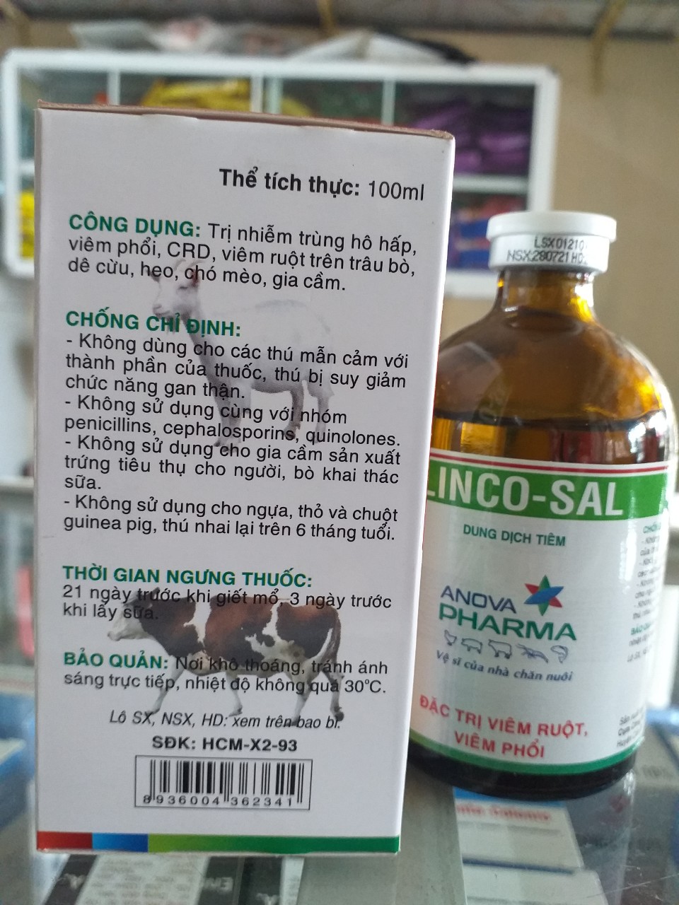 LINCO-SAL 100ml - VIÊM RUỘT, VIÊM PHỔI