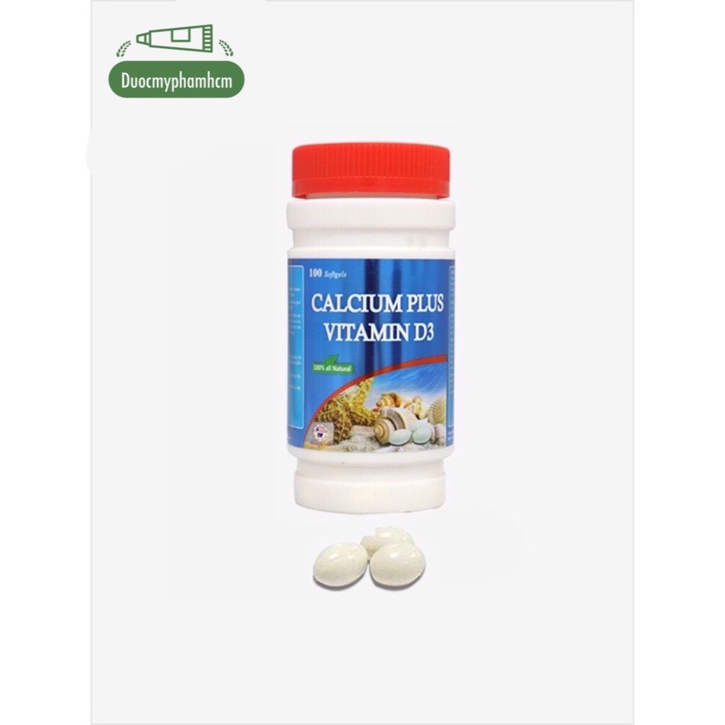 VIÊN UỐNG CALCIUM PLUS VITAMIN D3 MDP( Lọ 100 viên )