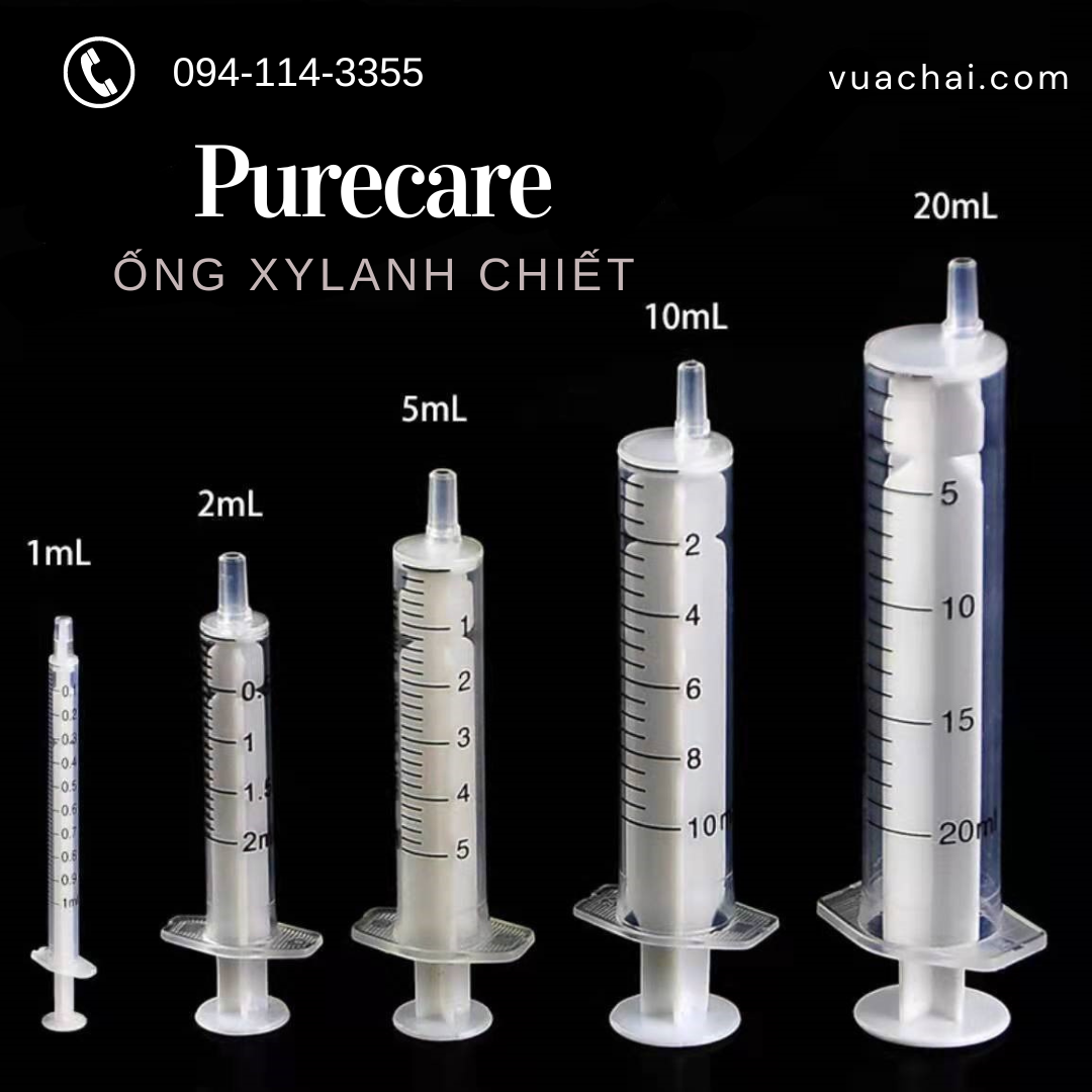 Ống xi lanh 5ml 10ml 20ml chiết dung dịch, nước hoa