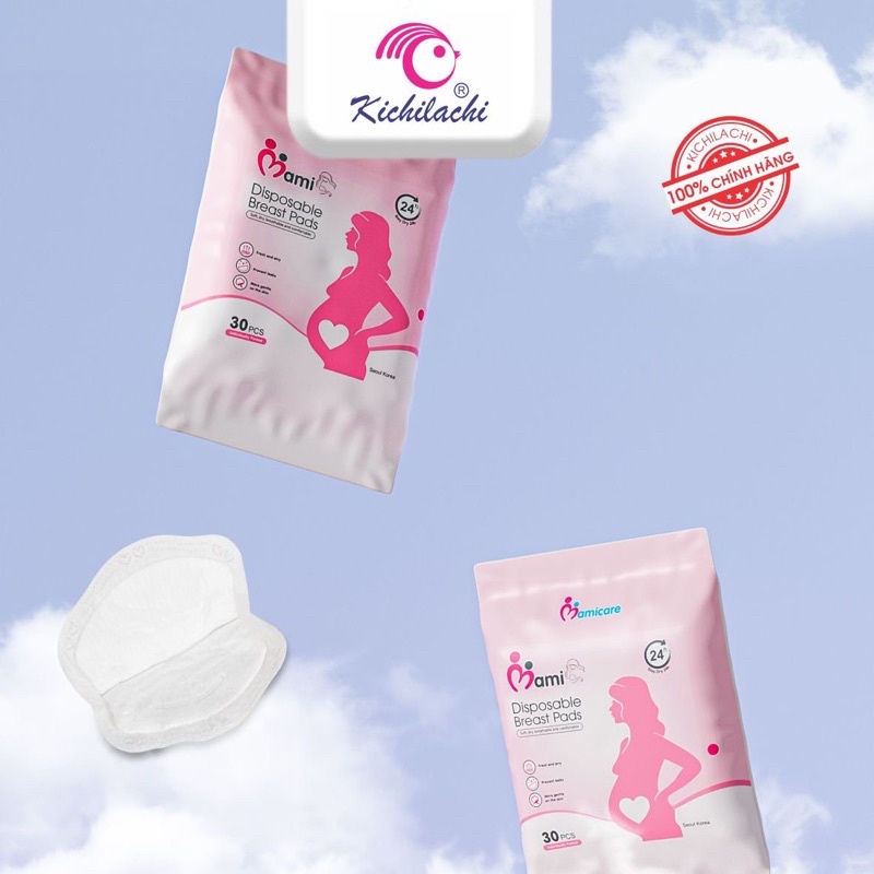 Lót thấm sữa MAMI CARE cho mẹ bầu (Bịch to 108 miếng)