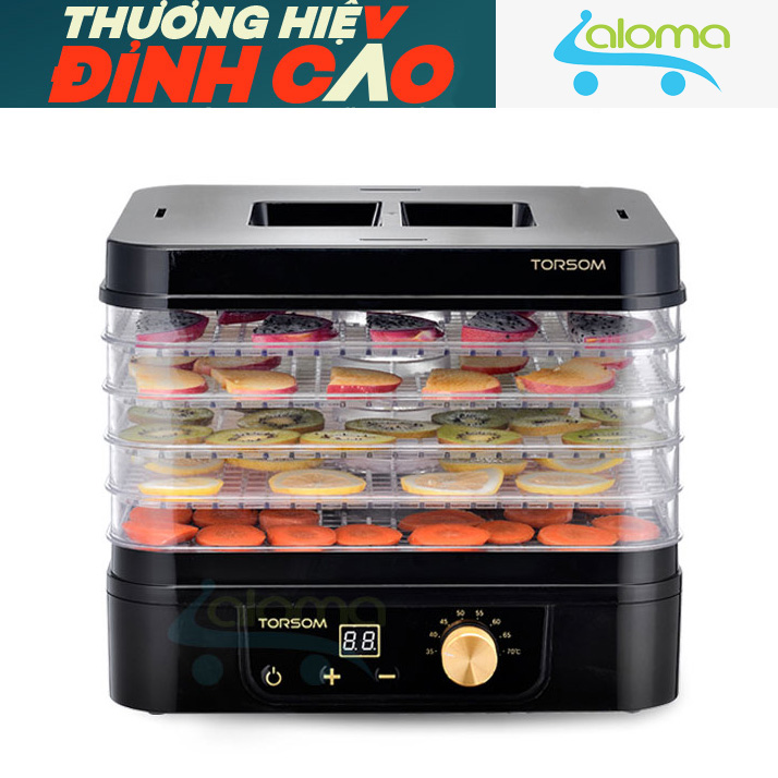 Máy sấy khô hoa quả thịt thực phẩm cao cấp TORSOM TS-D2 sấy hoa quả làm sữa chua