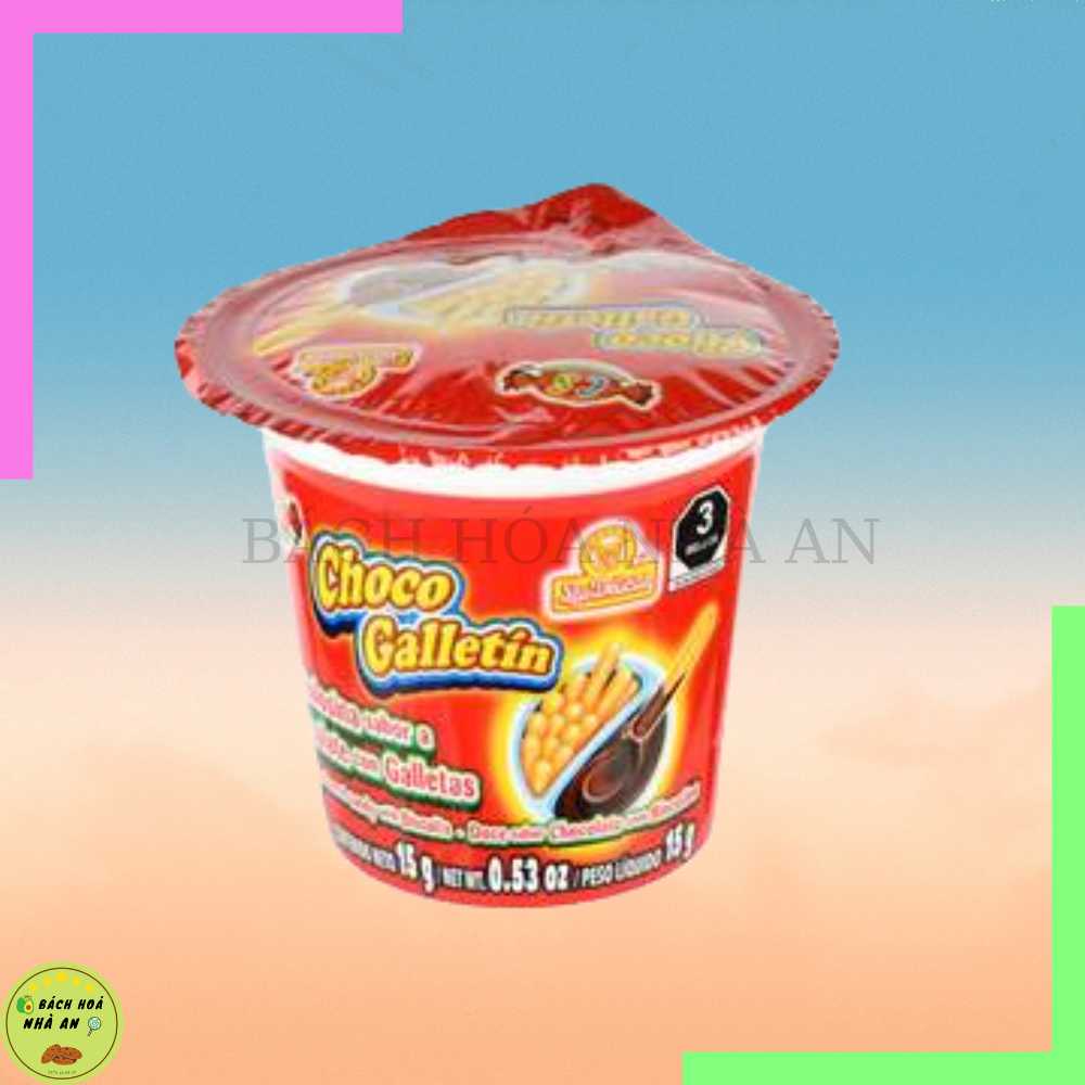 Bánh que chấm Socola Galletin 150gram | Lốc 10 hủ |
