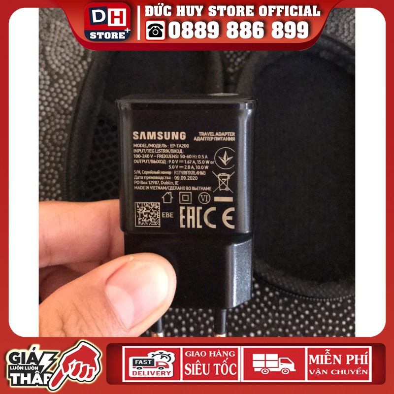 Củ sạc nhanh Samsung Galaxy S8/S8plus chính hãng(Tặng cáp sạc nhanh)