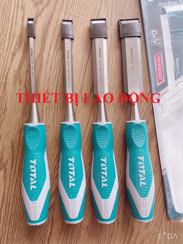 Total - tht41k0401 bộ mũi đục gỗ 4 chi tiết