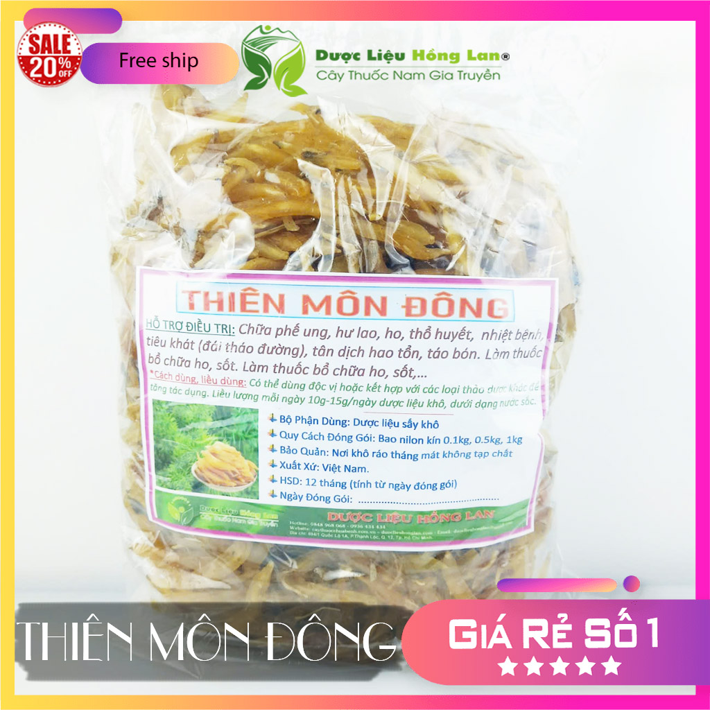 ✅ (Thượng Hạng) 100g Thiên Môn Đông khô sạch loại 1
