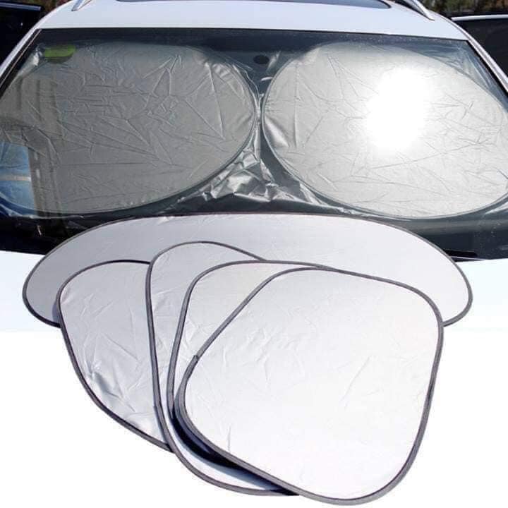 COMBO CHE NẮNG 6 MÓN - SÉT 6 TẤM CHẮN NẮNG CHỐNG TIA UV GẤP GỌN TIỆN DỤNG, PHỦ BẠT PHẢN QUANG CHO XE Ô TÔ, XE HƠI, XE TẢI