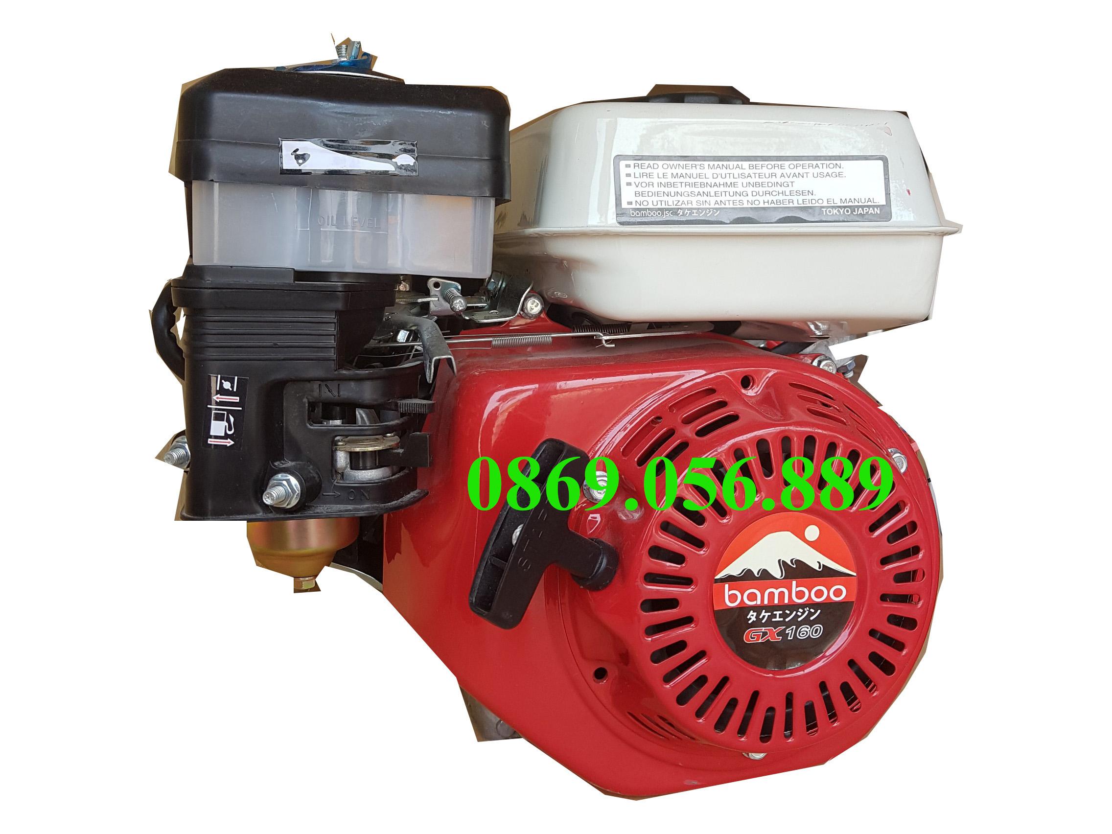 Động cơ bamboo nổ xăng 5,5HP BMB GX 160