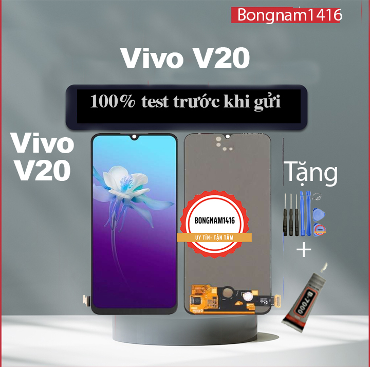 Màn hình vivo v20 / v21e / v23e tặng bộ sửa và keo dán b7000.