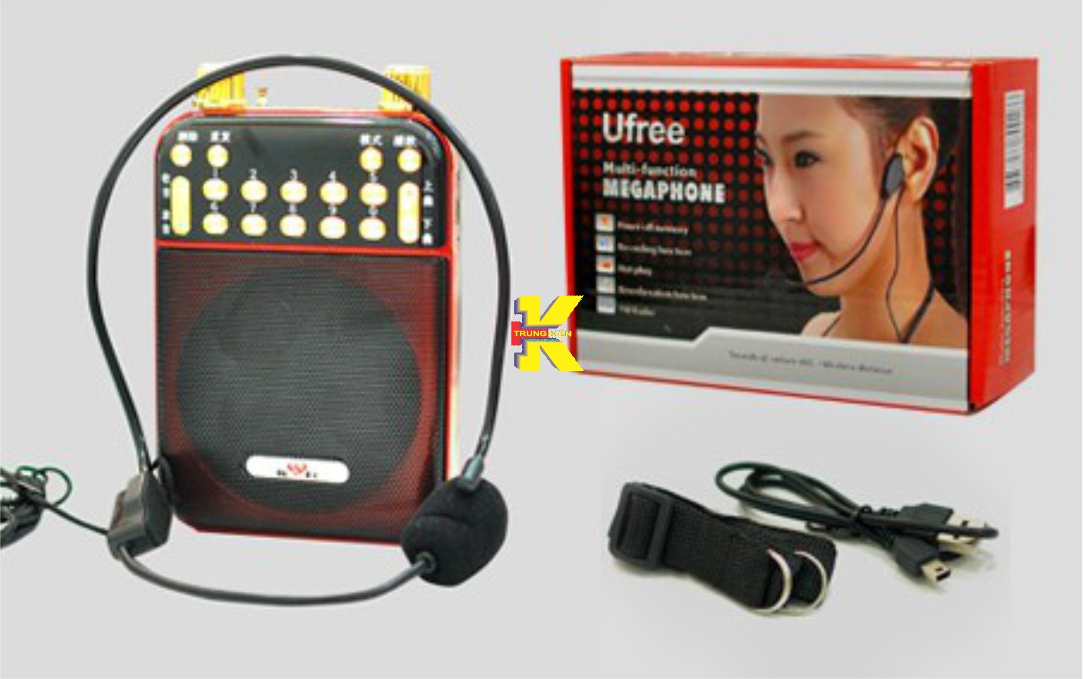 [HCM]MÁY TRỢ GIẢNG UFREE YS 907 DI ĐỘNG ÂM THANH LỚN