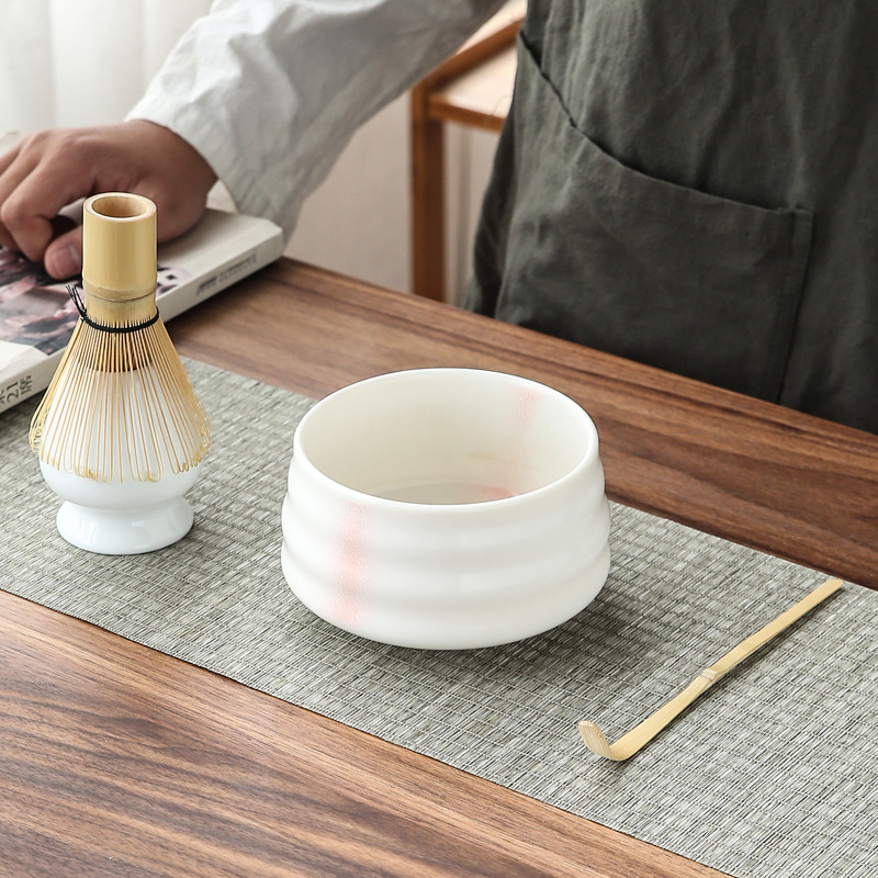 Bộ Dụng Cụ 04 Món Pha Trà Matcha Nhật Bản (Kèm Hộp Đựng Như Hình)