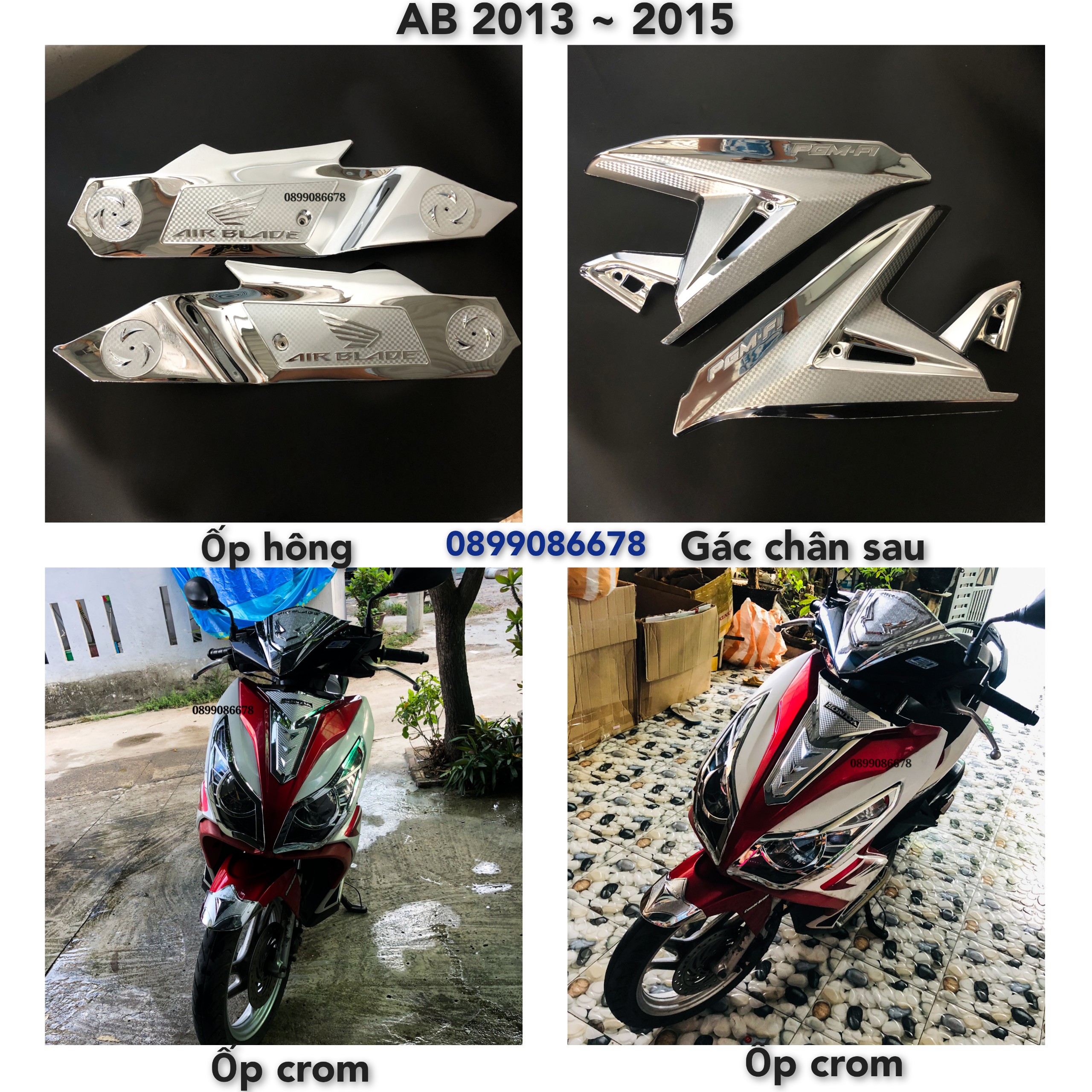 Ốp Xe Honda Air Blade (AB, AirBlade) 2013 - 2015