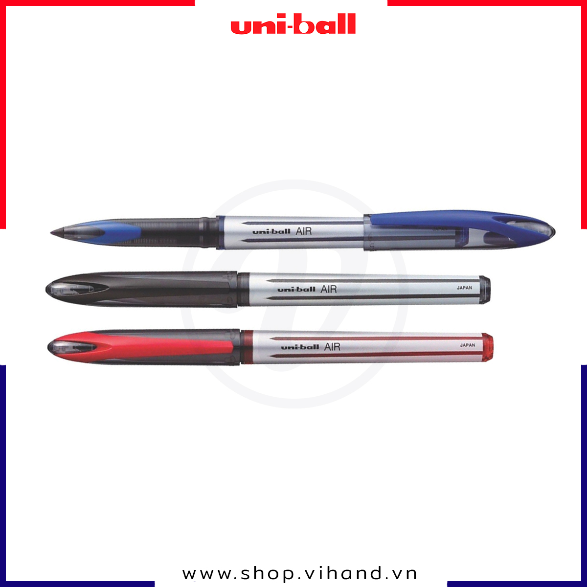 Bút bi ký mực nước uniball air uba-188 chính hãng - ngòi 0.8mm