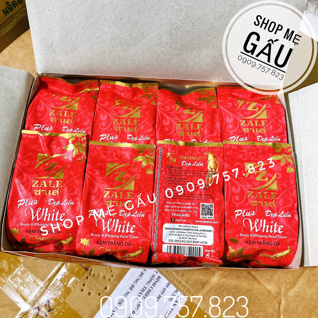 Lố 12 hộp kem zale đỏ tốt chính hãng