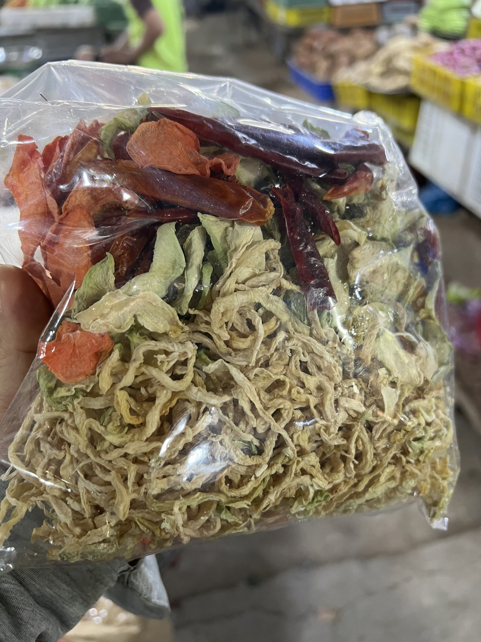 Dưa món khô - 5 loại rau củ quả sấy gói 150 gram