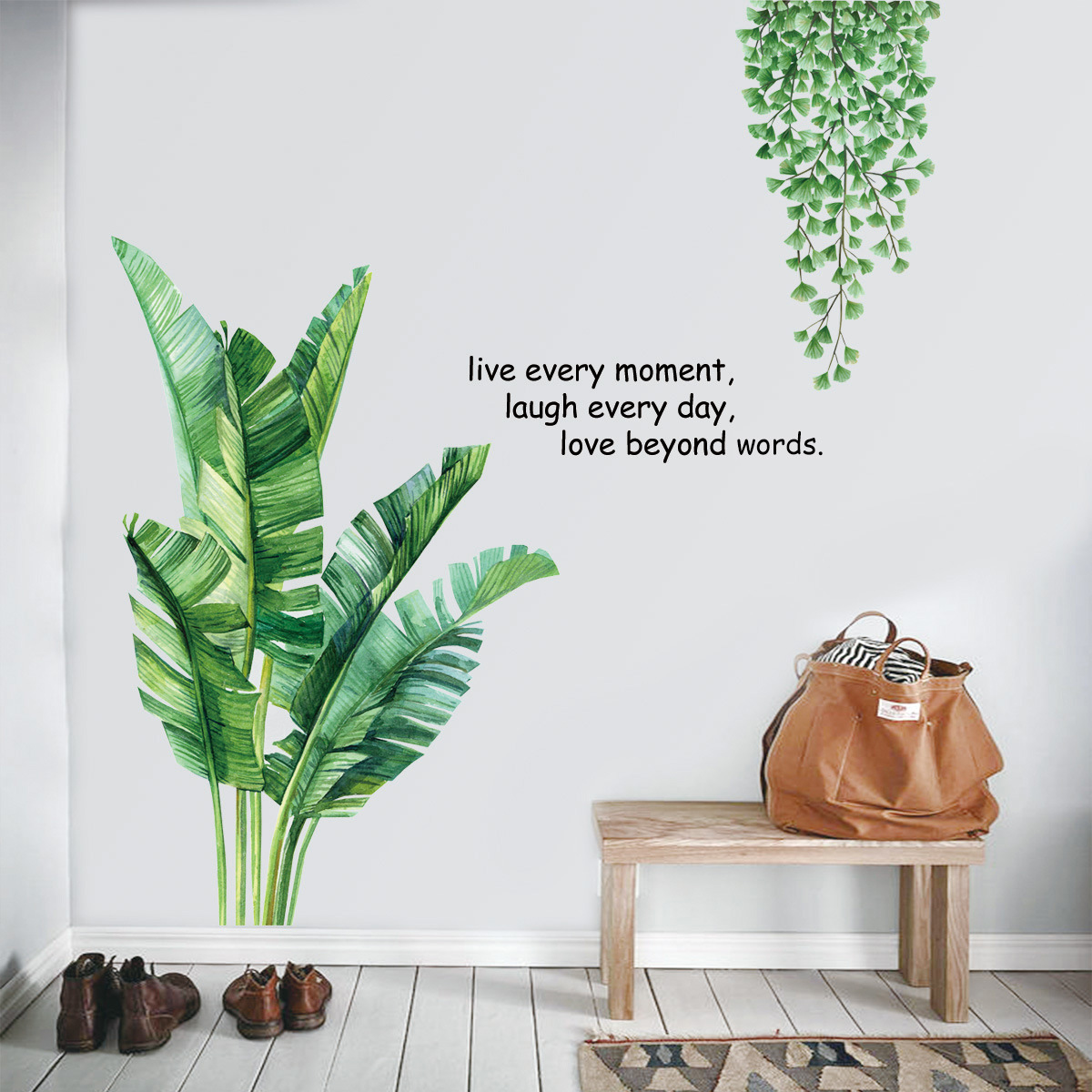 Decan Dán Tường An Phú Decor Cây Chuối Cảnh