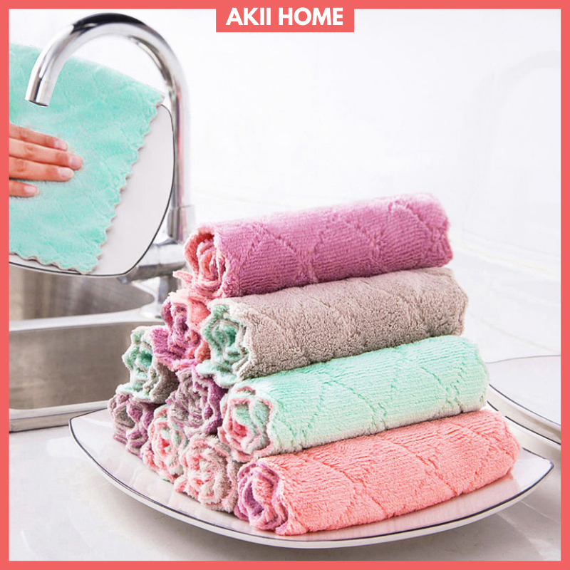 Set 10 Khăn Lau Bếp Đa Năng Cao Cấp Loại Dày