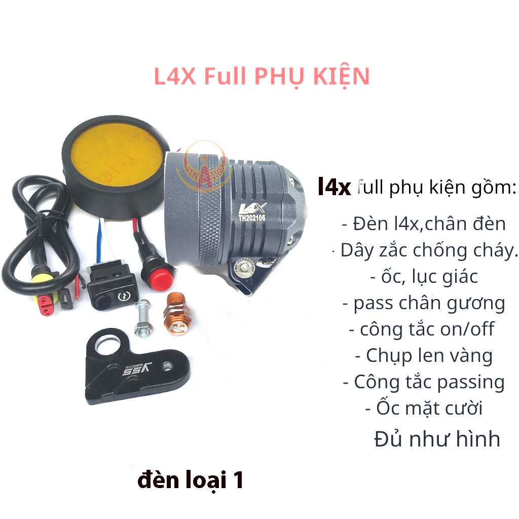 ĐÈN TRỢ SÁNG L4X CAO CẤP MẪU MỚI (XEM VIDEO)