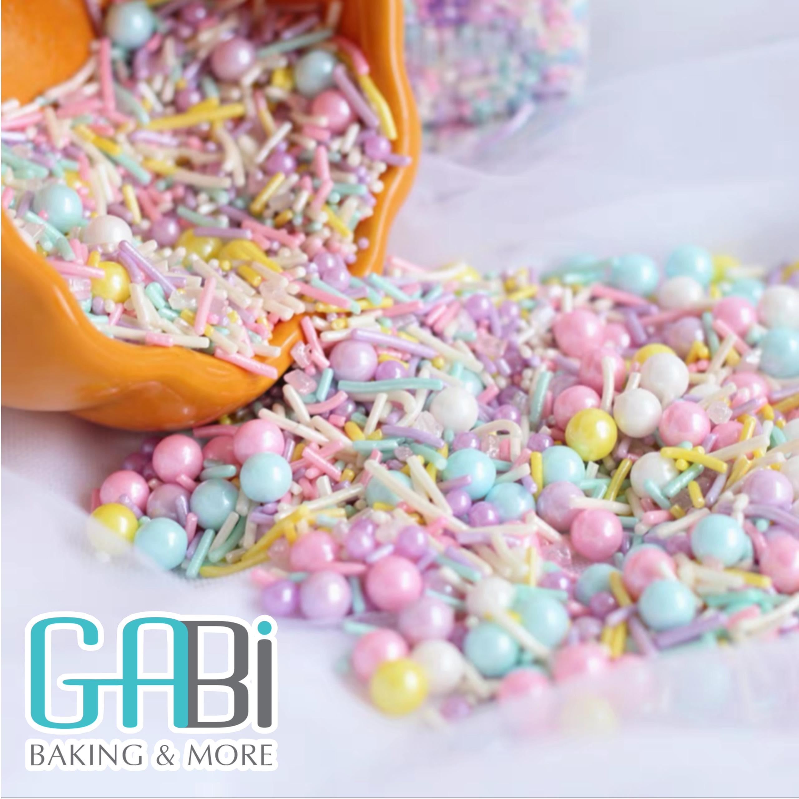 50g Hạt rắc màu trang trí bánh