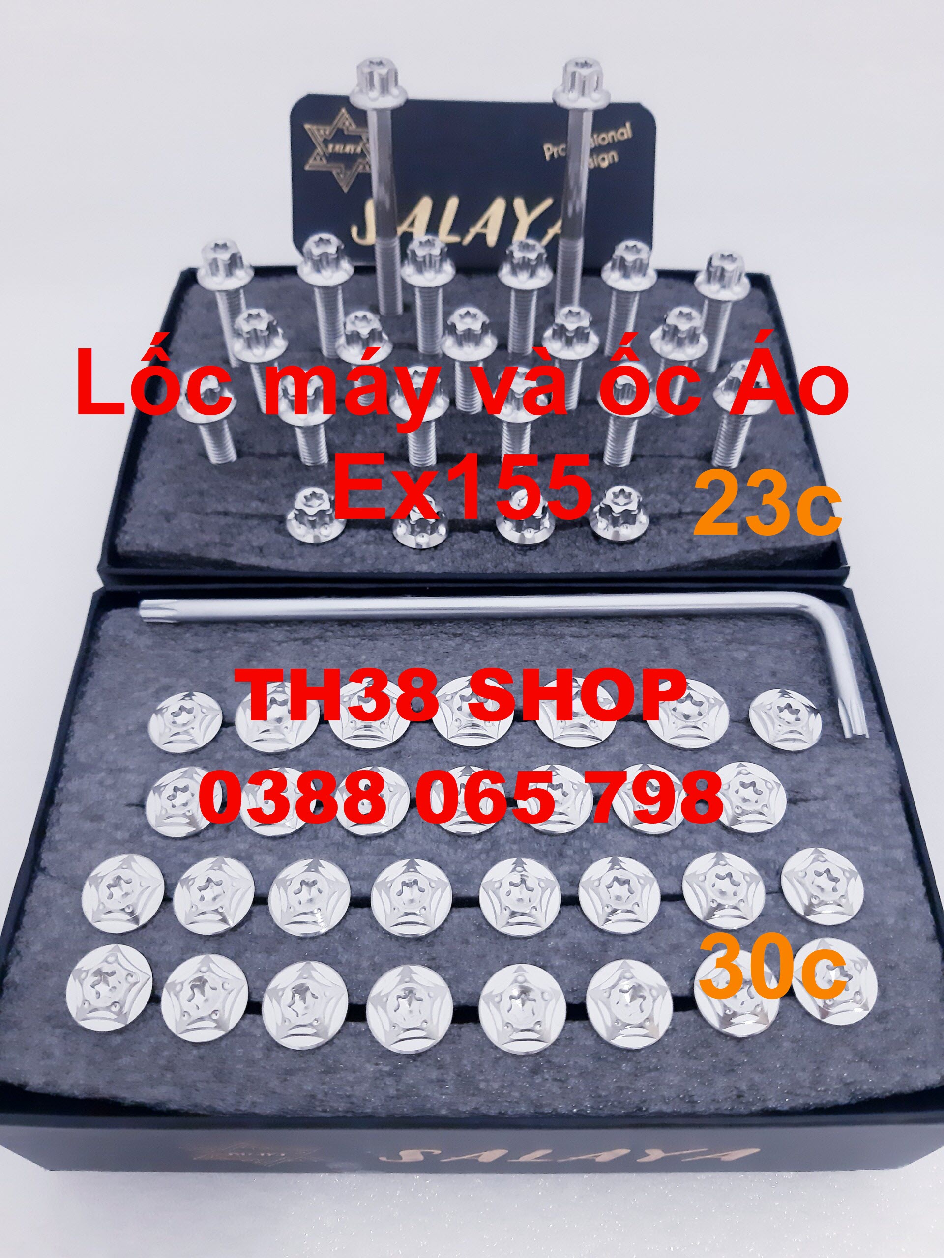 ốc áo và lốc máy salaya ex 155 [combo]