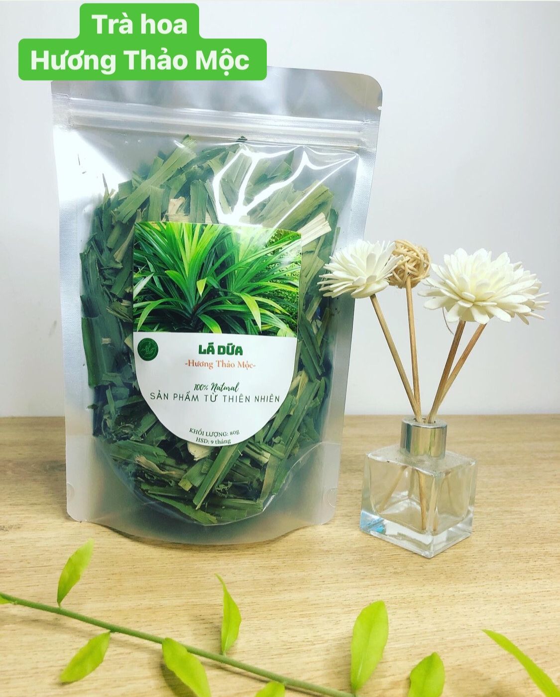 Lá Dứa sấy khô 1kg