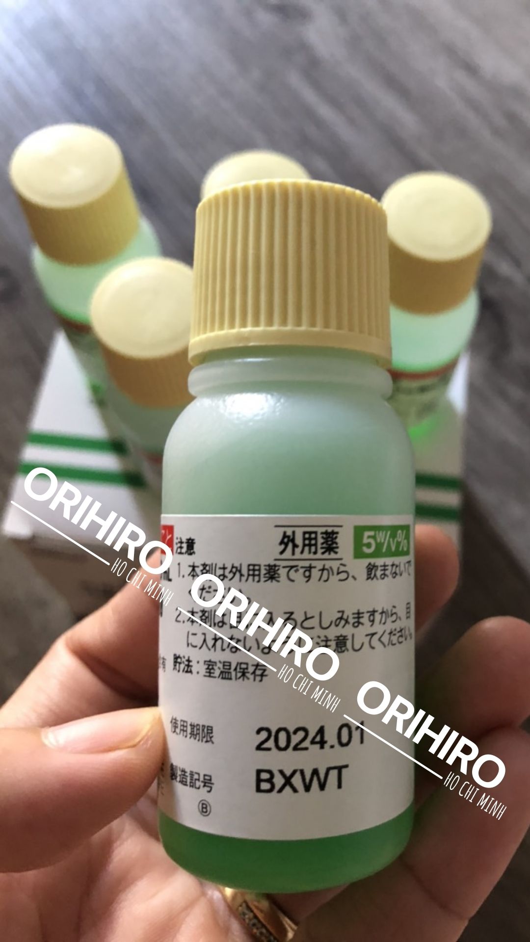 Tinh Chất Kích Thích Mọc Tóc Thảo Dược Nhật Bản Sato Arovics Solution 5%
