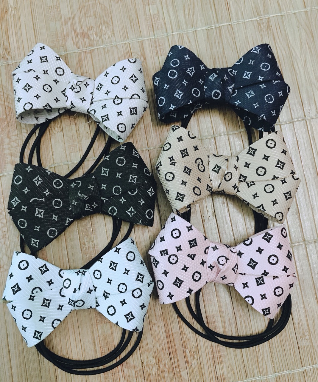 Sỉ 10 dây cột tóc nơ vải đẹp - phukienteen