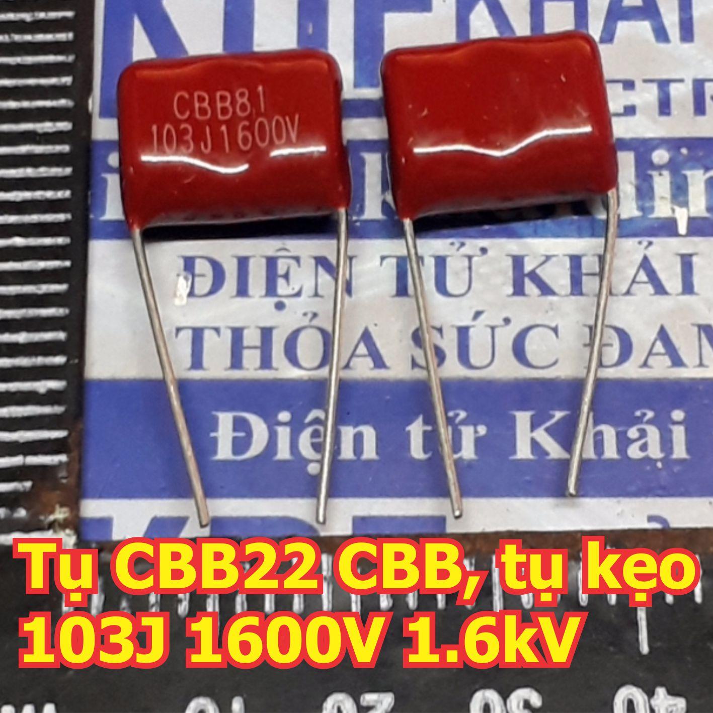 10 con Tụ CBB22 CBB, tụ kẹo 103J 1600V 1.6kV kde1754