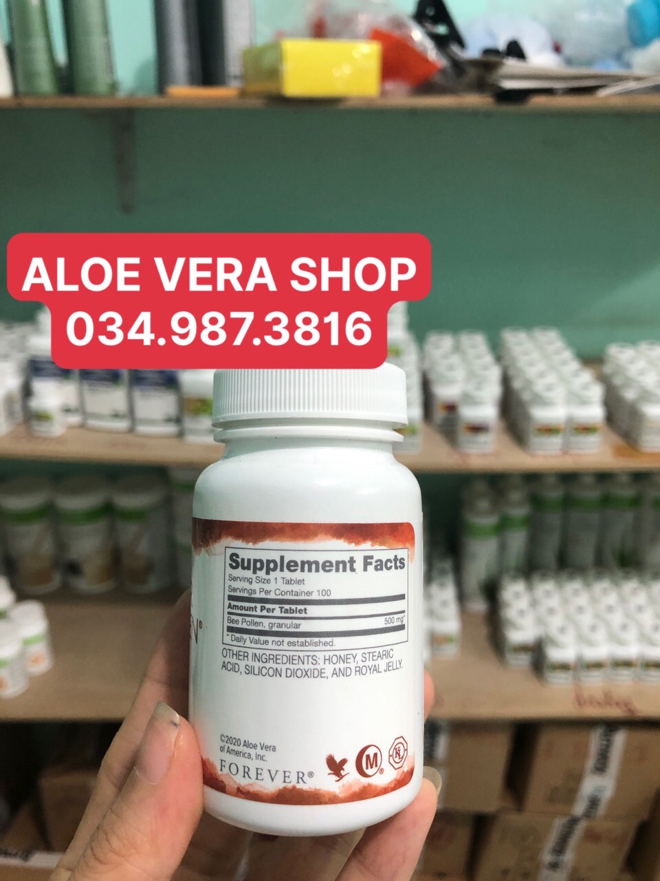 (RẺ VÔ ĐỊCH) Viên Phấn Ong Forever Bee Pollen 026Flp