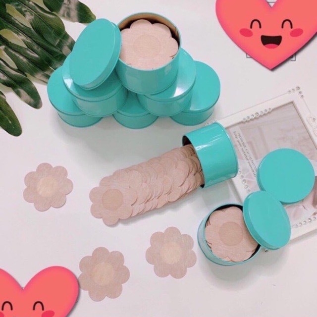 Hộp 60 Miếng Dán Ngực,Dán ti Giấy Dùng 1 Lần