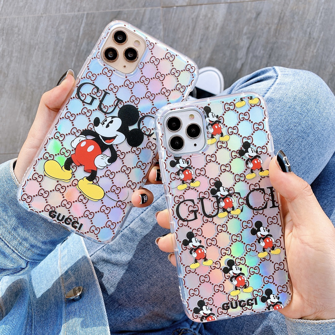 Ốp Lưng Silicon Chống Sốc Mickey GC ( Kèm Miếng Phản Quang )