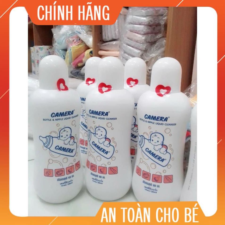 Nước rửa bình sữa và núm vú camera Thái Lan 500ml