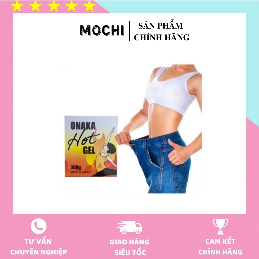Gel bôi tan mỡ bụng onaka hot gel nhật bản 300g