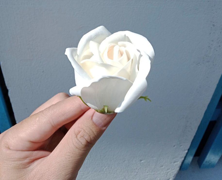 đầu bông hoa hồng sáp 3 lớp cánh