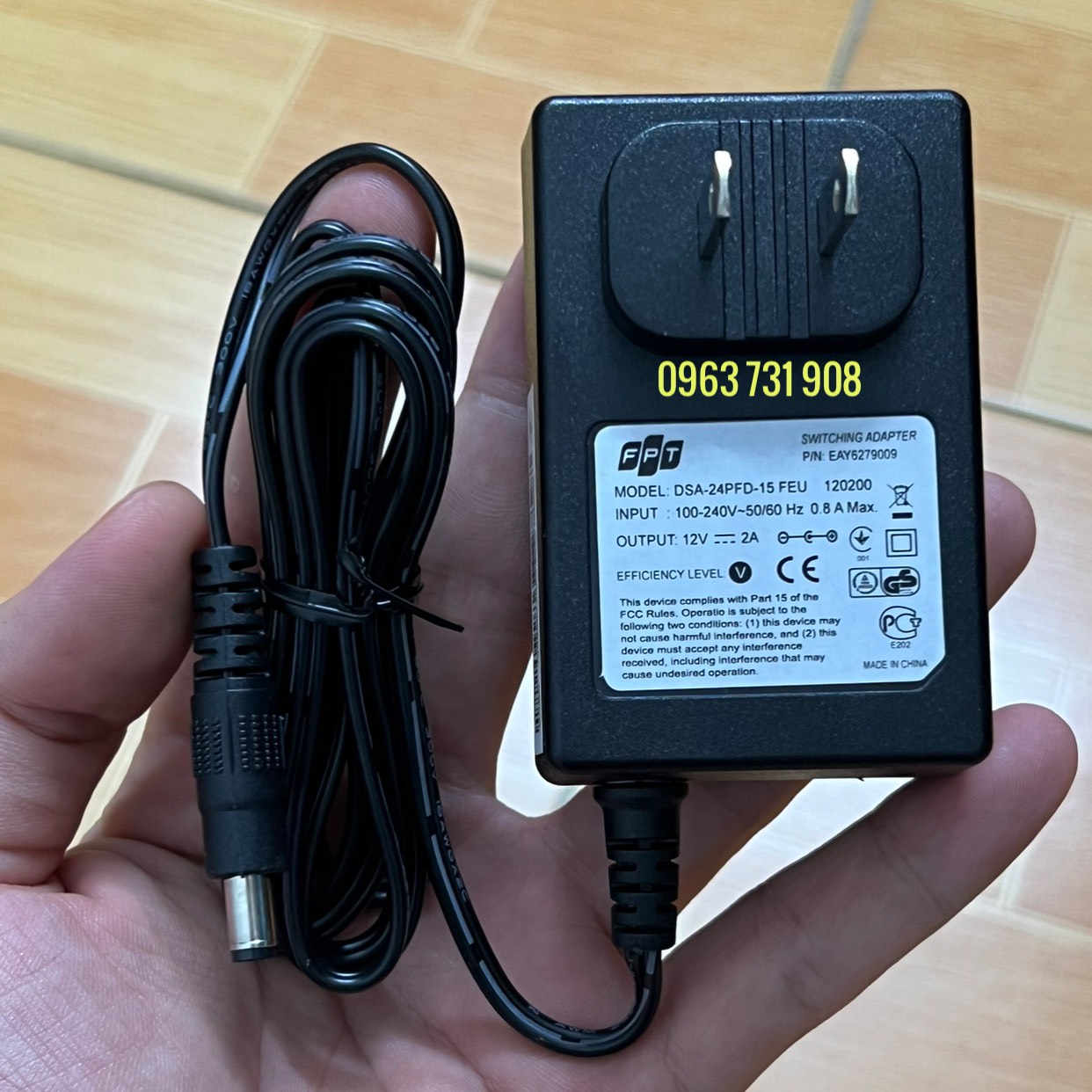 Adapter nguồn 12V 2A chính hãng