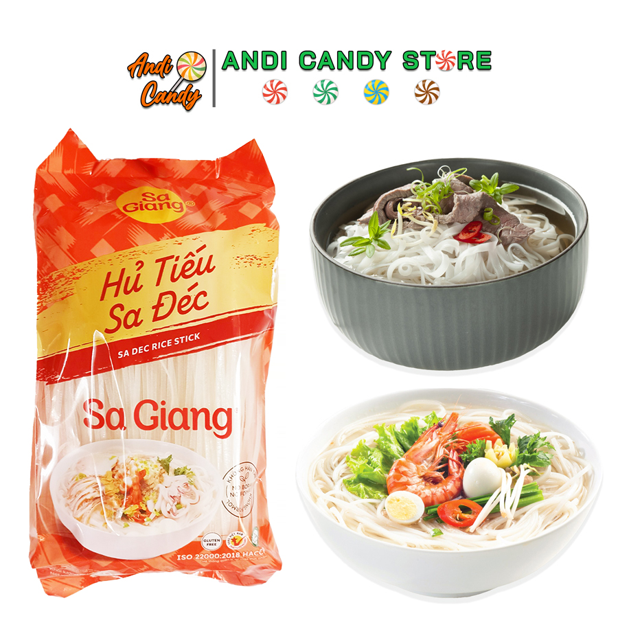 Hủ Tiếu Phở Sa Đéc Sa Giang Túi 400gr