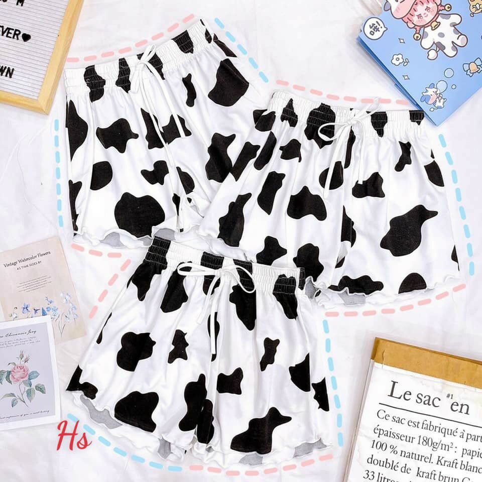 [HCM]Quần short bò sữa