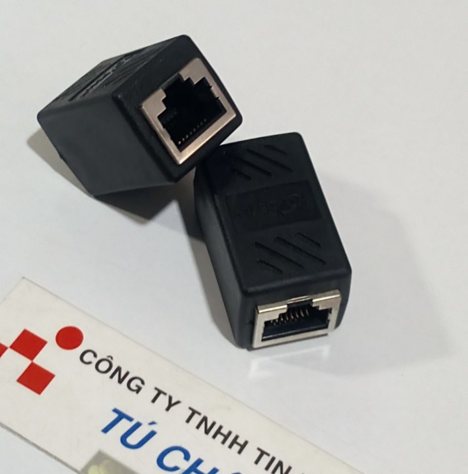 Đầu nối cáp mạng STP RJ45 Coupler - 1 ra 1 (Nối 2 dây mạng Lan Loại tốt bo mạch)