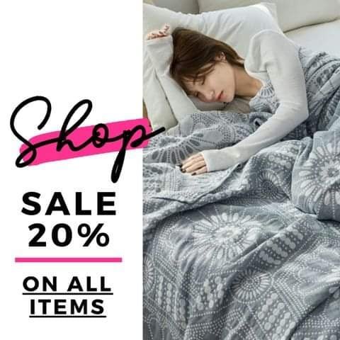 (7)TH Chăn Xô Organic Cotton Dòng Phổ thông/Basic 3 lớp