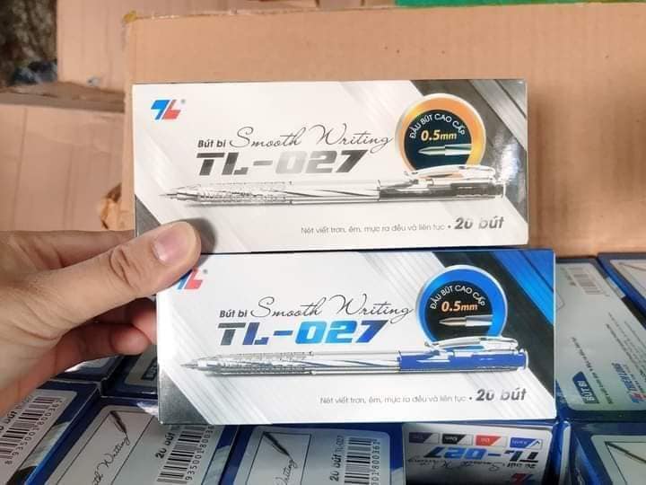Combo 20 Bút Bi TL 027  Xanh- Đen -VTCS1