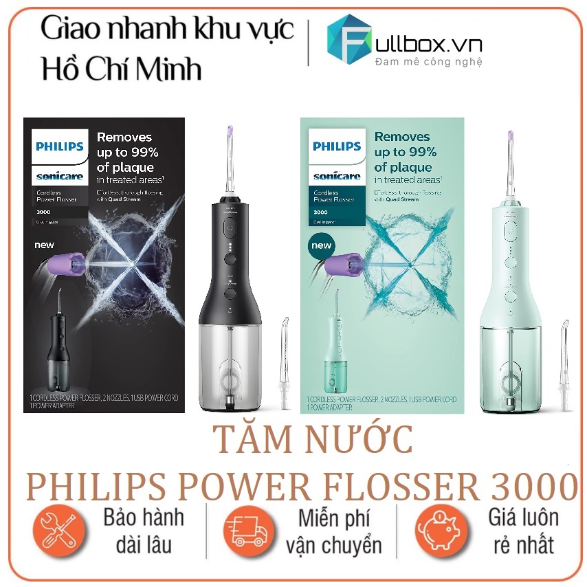 Tăm nước Philips Sonicare Power Flosser 3000