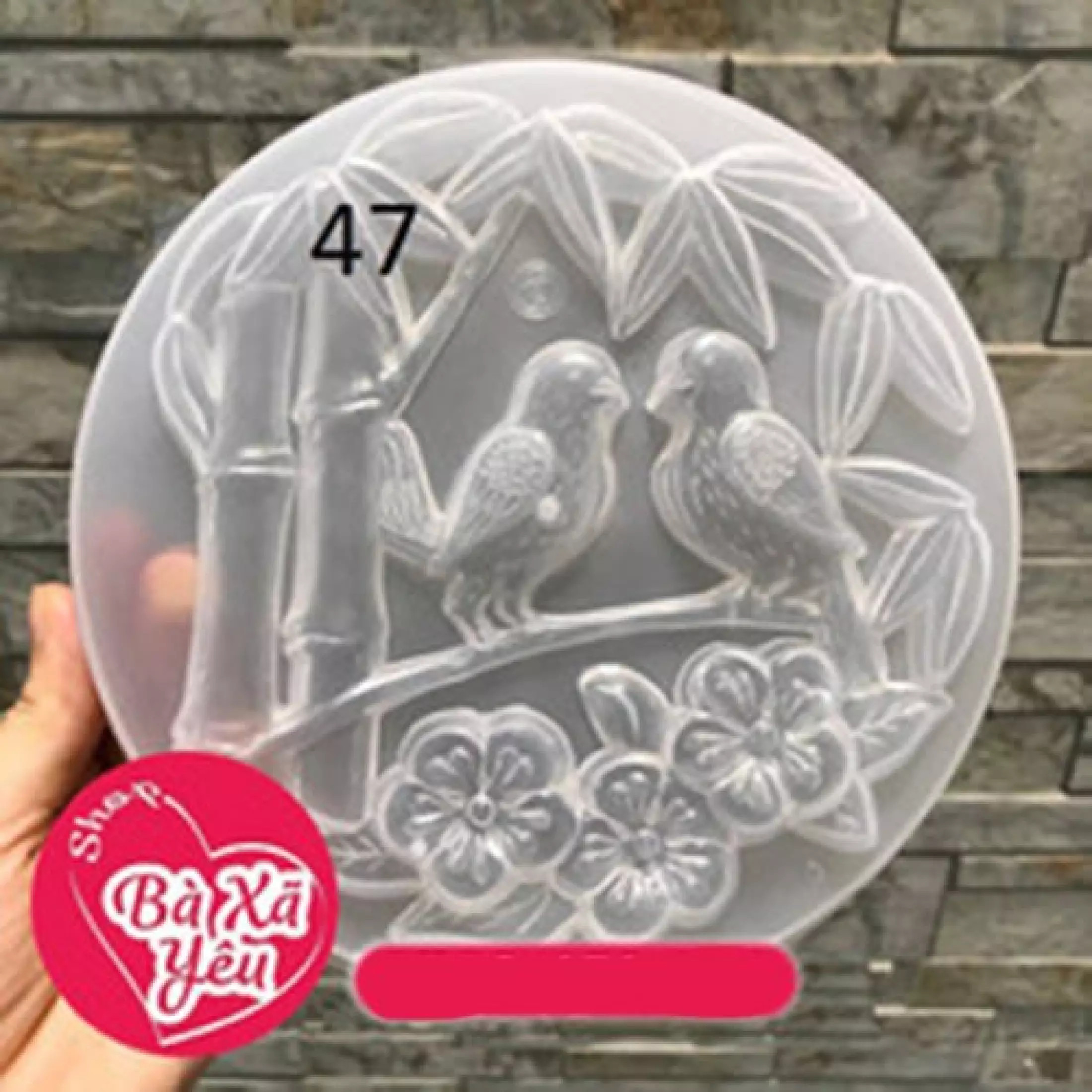 Khuôn rau câu chú chim 20cm