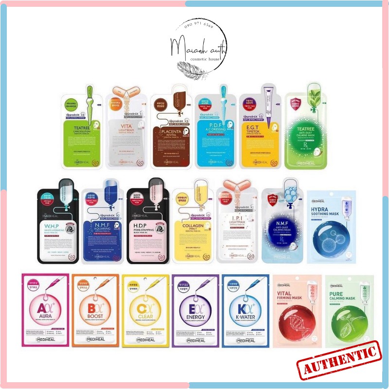 Mặt Nạ Mediheal Mask Dưỡng Trắng Da, Giảm Mụn 24ml