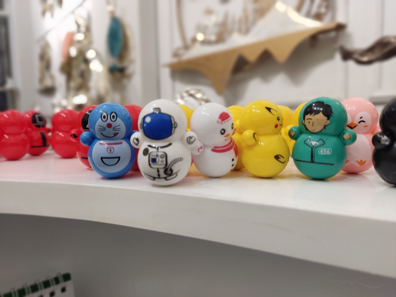 LẬT ĐẬT MINI, Đồ Chơi Lật Đật Mini Squid Game