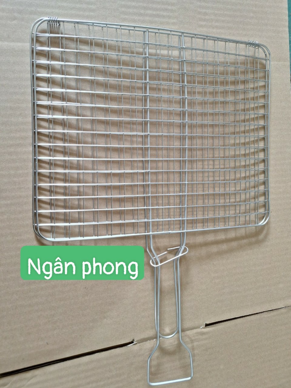 [HCM]VỈ NƯỚNG GẤP  INOX 201 KT 25X30