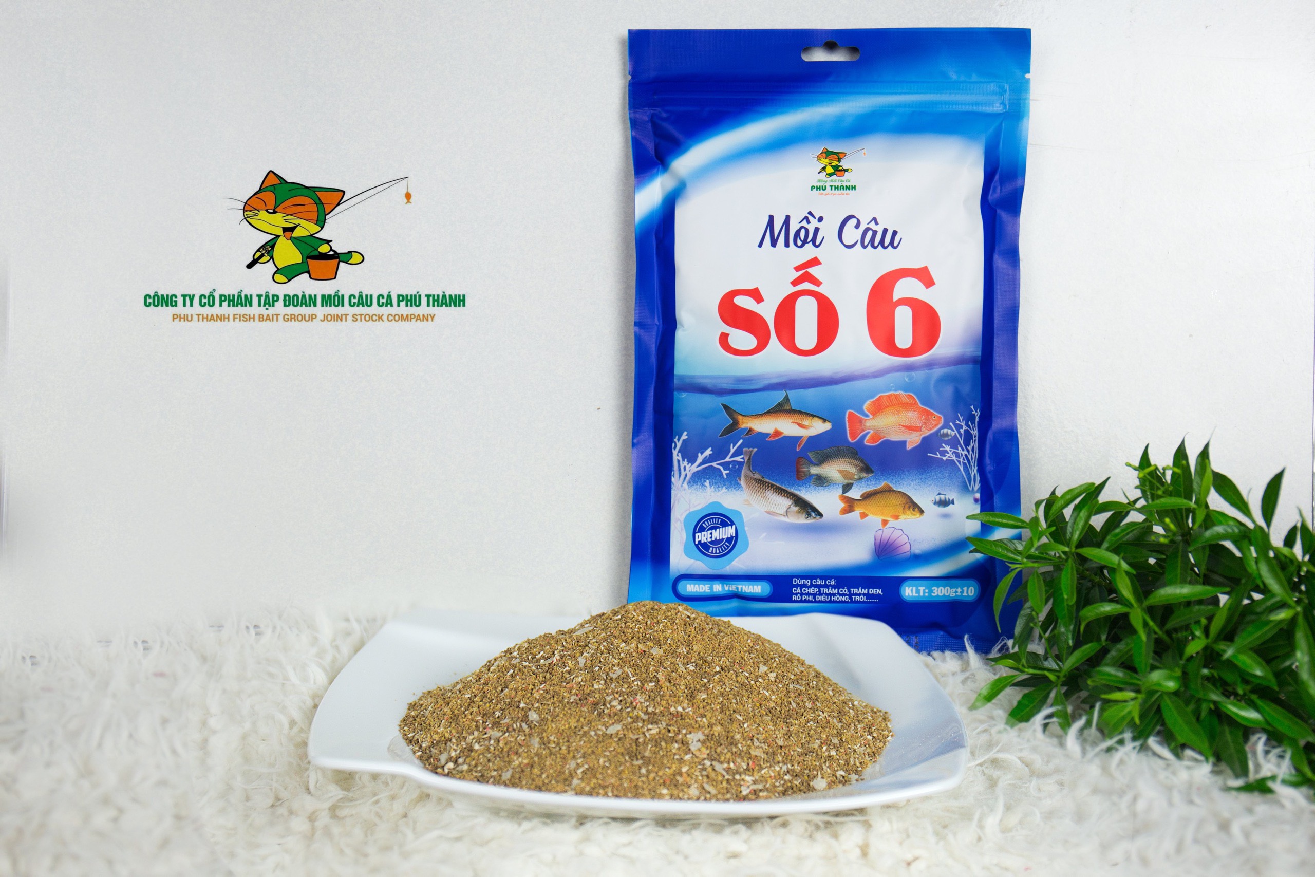 [Hàng chuẩn] Mồi câu số 6 - Hãng mồi câu cá Phú Thành