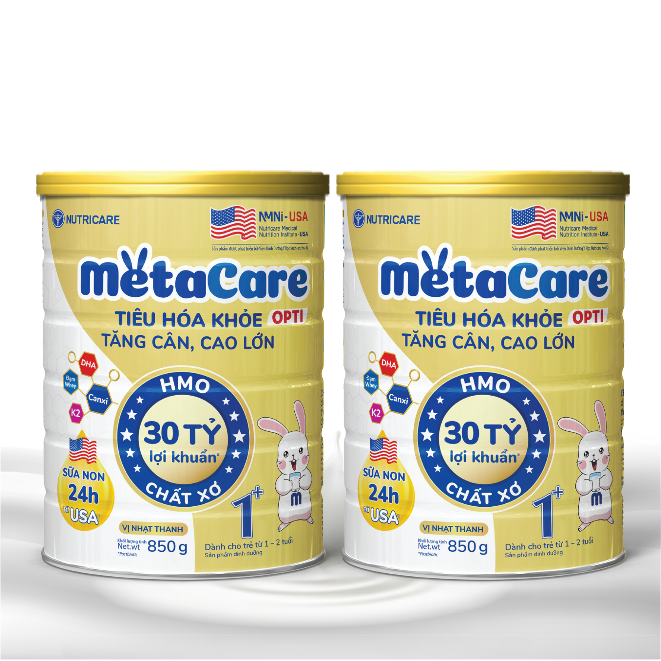Sữa bột Nutricare Metacare Opti 1+ 850g