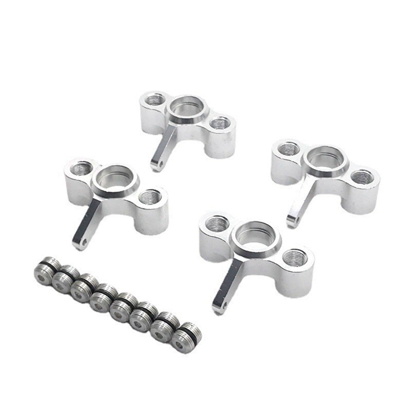 4Pcs Metal Steering Knuckles Hub Carrier Blocks For JLB Racing CHEETAH