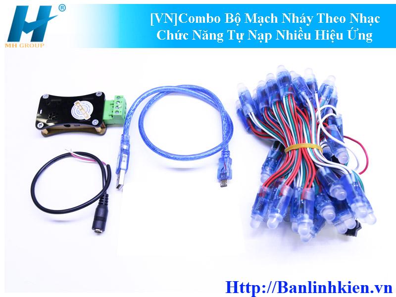 Combo Bộ Mạch Nháy Theo Nhạc Chức Năng Tự Nạp Nhiều Hiệu Ứng